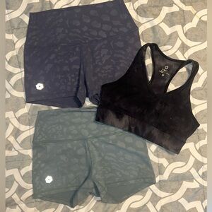Patterned Activewear HoneyAthletica set